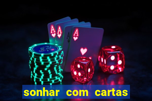 sonhar com cartas de baralho no chao